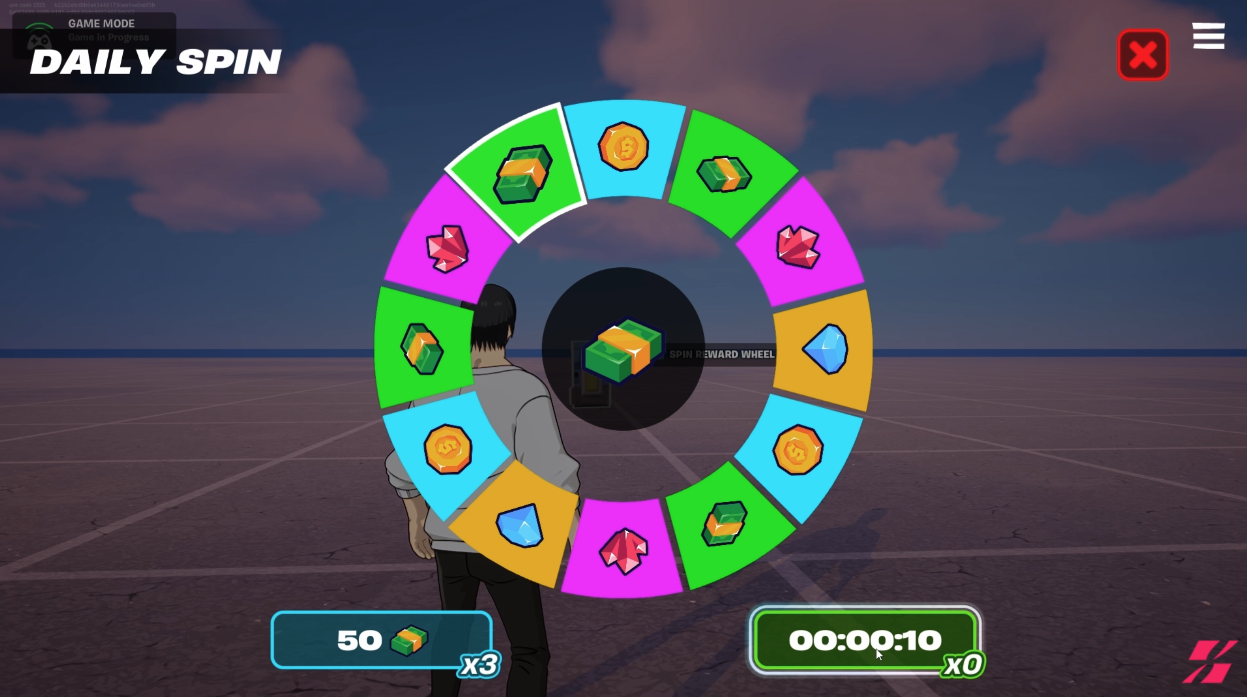 Daily Spin Wheel
